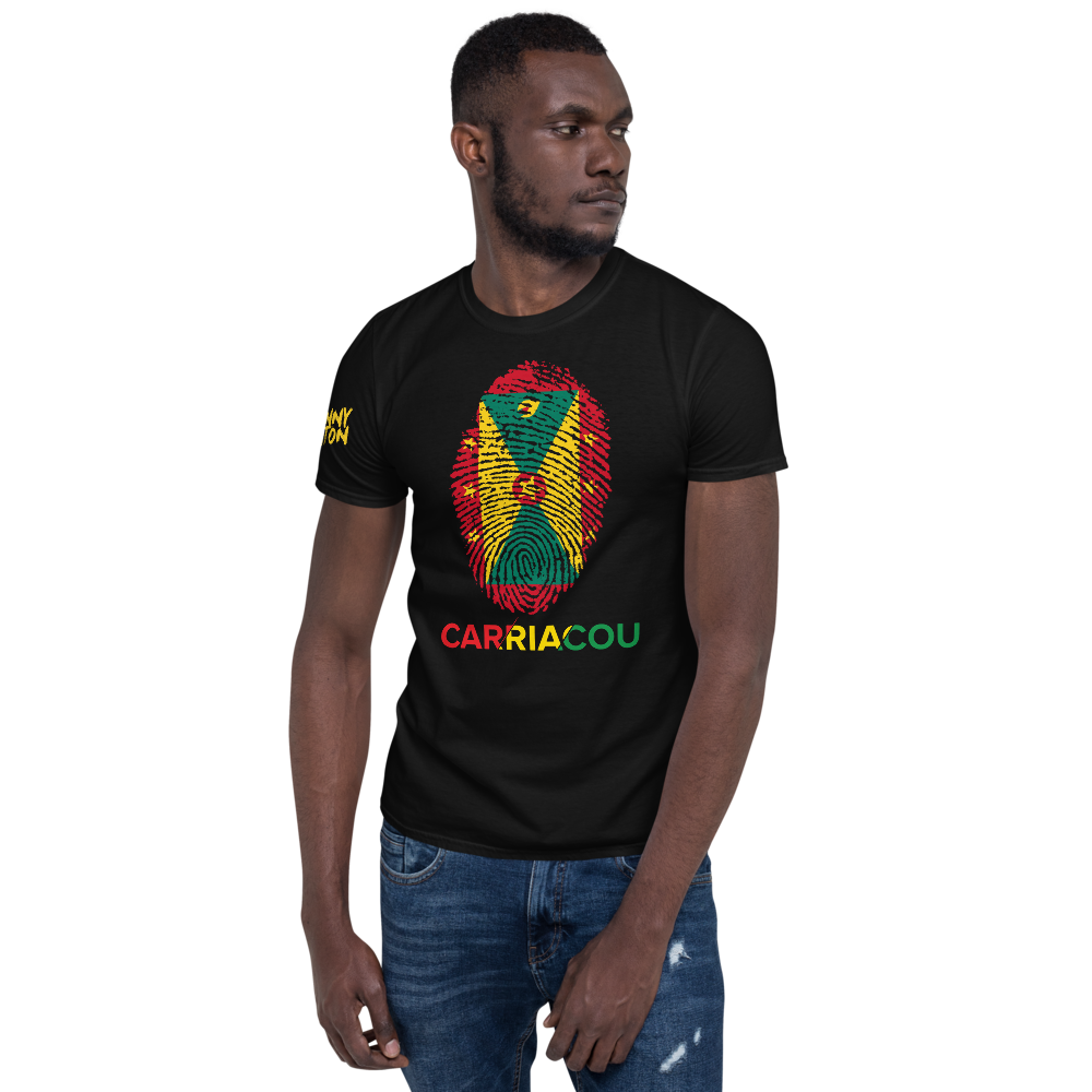 Short-Sleeve Unisex T-Shirt Finger print Carriacou