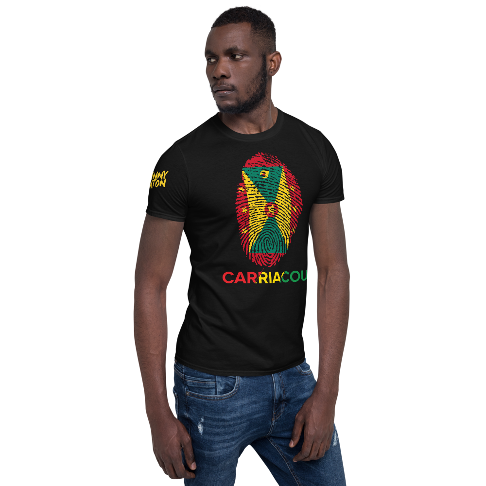 Short-Sleeve Unisex T-Shirt Finger print Carriacou