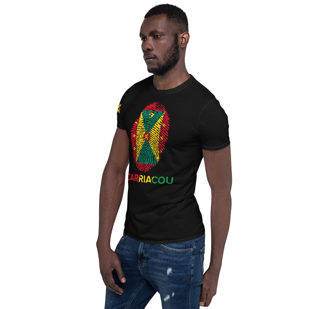 Short-Sleeve Unisex T-Shirt Finger print Carriacou