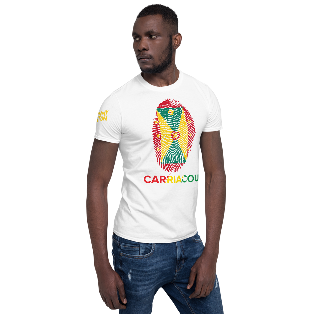 Short-Sleeve Unisex T-Shirt Finger print Carriacou